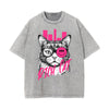 Rich Cat Funny Urban Graphic Tee-INNBLAC