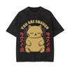 You Are Enough Graphic Washed Tee-INNBLAC