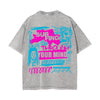 Surfing Graffiti Urban Graphic Washed Tee-INNBLAC
