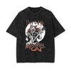 Heavy Meowtall Stone Wash Graphic Tee-INNBLAC