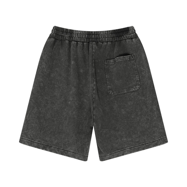 Vintage Wash Loose Fit Jogger Shorts