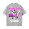 Futuristic Streetwear Chrome Graphic Tee-INNBLAC