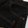 Wide Leg Embroidery Selvedge Bermuda Shorts