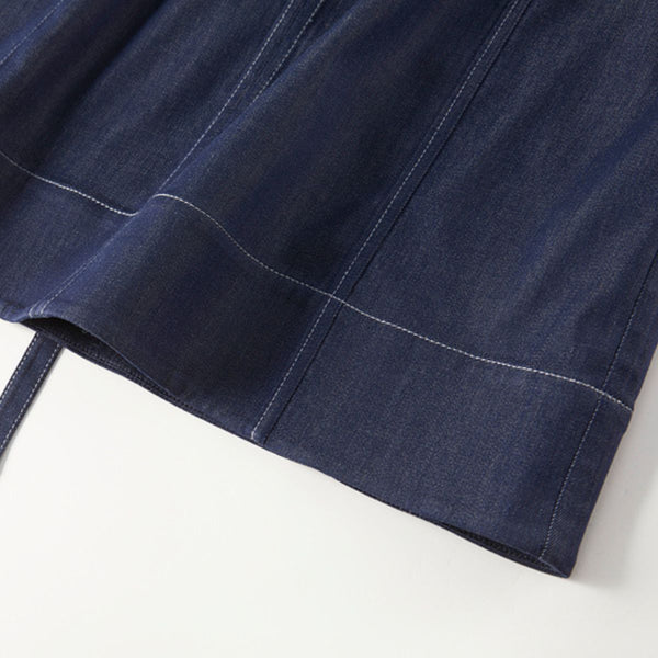 Women's Sleeveless Denim Shift Dress