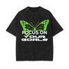Focus On Your Goals Streetwear Graphic Tee-INNBLAC