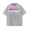 Butterfly Streetwear Chrome Graphic Washed Tee-INNBLAC