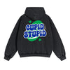 Cupid Stupid Y2K Valentines Graphic Washed Hoodie-INNBLAC
