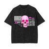 Skull Melted Streetwear Graphic Tee-INNBLAC