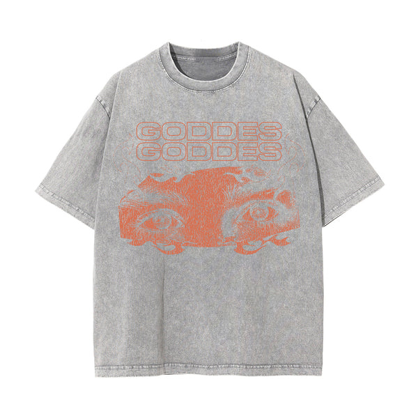 Goddes Streetwear Graphic Washed Tee-INNBLAC