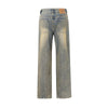 Mud Wash Baggy Seam jeans-INNBLAC