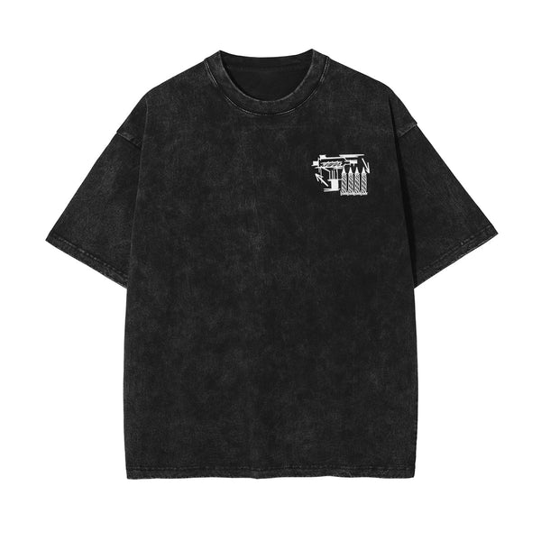 Game Over Graffiti Urban Graphic Tee-INNBLAC