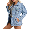 Women's faded Denim Trucker Jacket