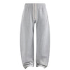 Elastic Drawstring Waist Fleece Jogger Pants