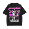 Futuristic Streetwear Chrome Graphic Tee-INNBLAC