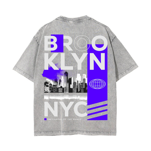 Brooklyn New York Urban Graphic Tee-INNBLAC