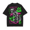 New York Graffiti Urban Graphic Washed Tee-INNBLAC