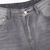 Relaxed Fit Wash Denim Gray Jeans-INNBLAC