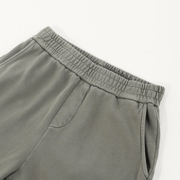 Washed Distressed Fabric Patchwork Vintage Pants