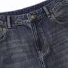 Ink Splatter Whiskers Bootcut Jeans-INNBLAC