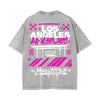 Los Angeles Graffiti Graphic Washed Tee-INNBLAC