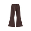 Women's Pleated Flared Plush Trousers