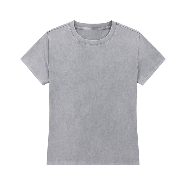 Women's Washed Cotton Short-Sleeve Tee 8oz