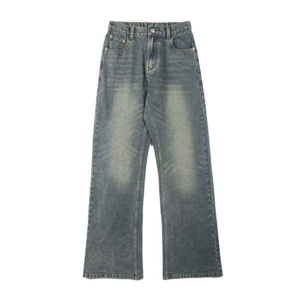 Vintage Washed Bootcut Denim Pants