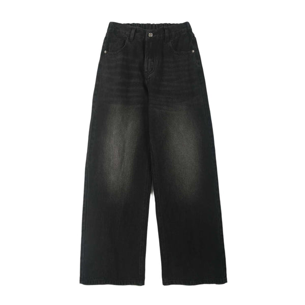 Whiskers Straight Leg Jeans-INNBLAC