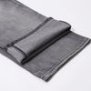 Relaxed Fit Wash Denim Gray Jeans-INNBLAC
