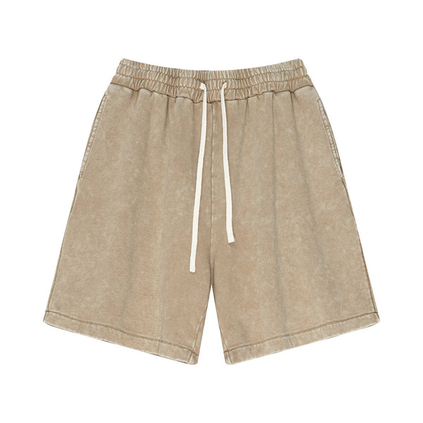 Vintage Wash Loose Fit Jogger Shorts