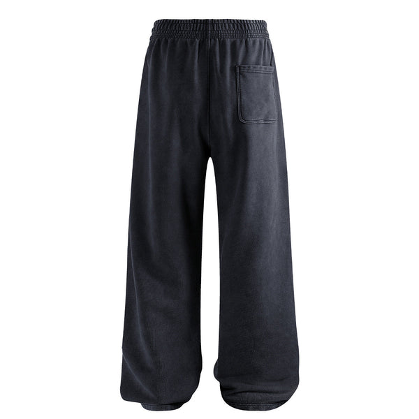 Sweatpants Washed Wide-Leg Vintage Streetwear Joggers