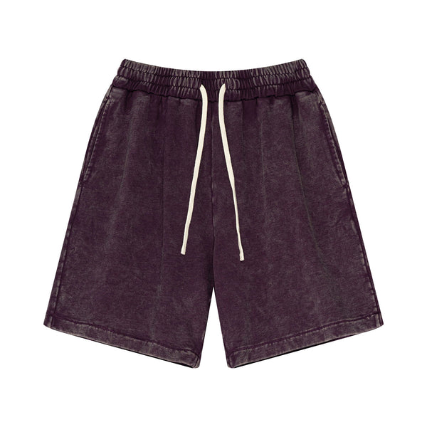 Vintage Wash Loose Fit Jogger Shorts
