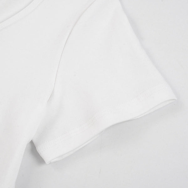 Women's Solid-Color Boat-Neck Cotton T-Shirt 6.3oz