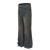 Wrinkle Wash Vintage Straight Jeans