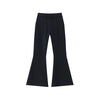 Women's Pleated Flared Plush Trousers