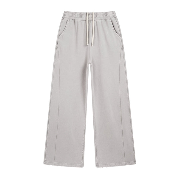 Destroyed Vintage High-Waisted Frayed Jogger Pants