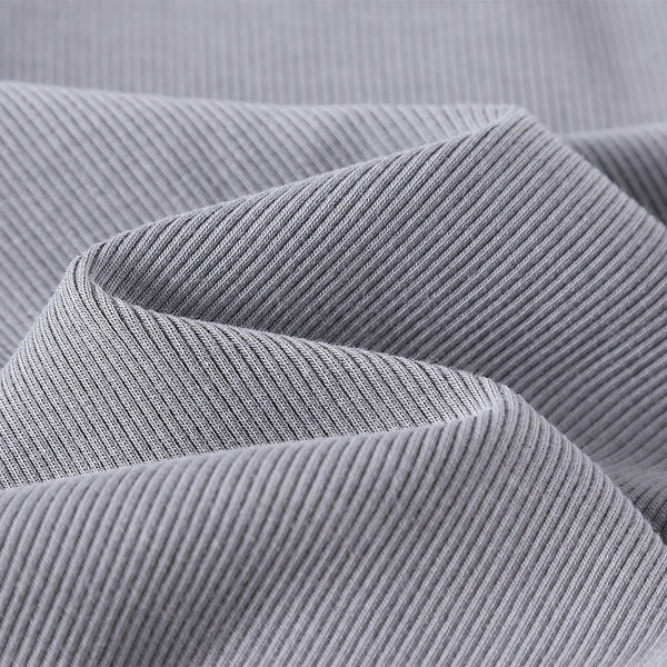 Women's Relaxed Straight Leg Ribbed Trousers