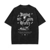 Heavyweight Washed Skull Graphic Tee-INNBLAC