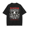 Heavyweight Washed Skull Graphic Tee-INNBLAC