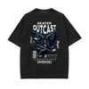Heavyweight Washed Skull Graphic Tee-INNBLAC