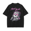 Heavyweight Washed Skull Graphic Tee-INNBLAC