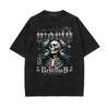 Heavyweight Washed Skull Graphic Tee-INNBLAC
