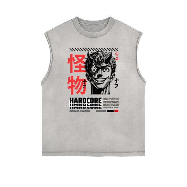 Y2K Anime Inspired Graphic Tank Top