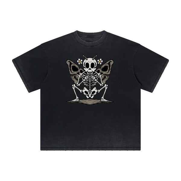Heavyweight Butterfly Graphic T Shirt