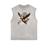 Frayed Edge Celestial & Angel Graphic Tank