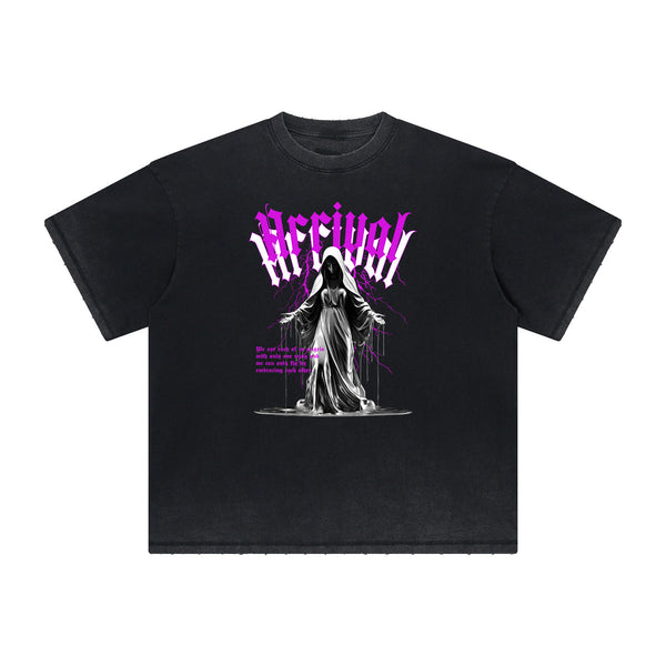 Heavyweight Street Style Angel Graphic Tee