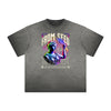 Distressed Vanquisher Neon Y2K Pattern Tee