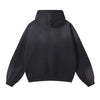 Women's Brush Paint Double Slider Zip Hoodie-INNBLAC