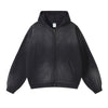 Women's Brush Paint Double Slider Zip Hoodie-INNBLAC