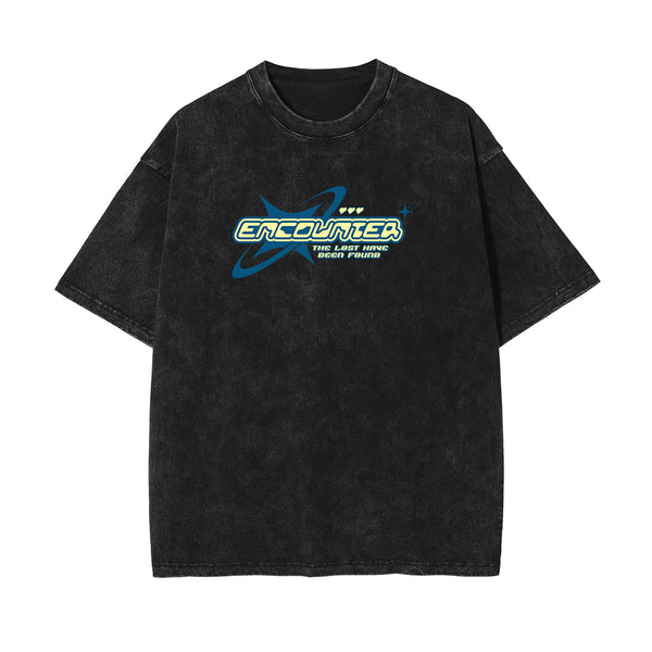 Encounter Y2K Christian Graphic Tee-INNBLAC